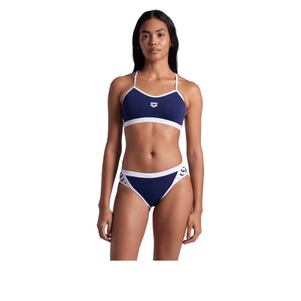 ArenaNavy and White Bikini Set